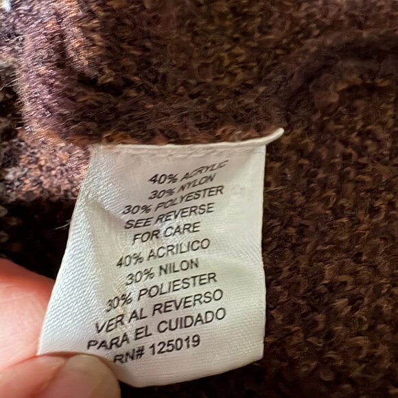 NWT Joseph A Plaid Hooded Cardigan Coat M - Picture 6 of 6